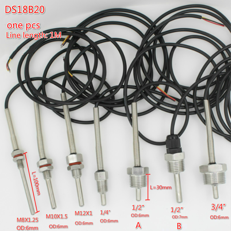 Ds18B20 Temperature Sensor - DS18B20 Digital Temperature Sensor G1/2