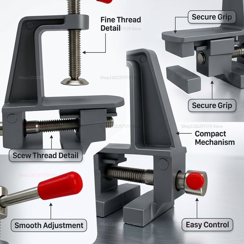 Aluminum Mini Table Bench Vice - Diy Electronics Workbench ulasan dan harga