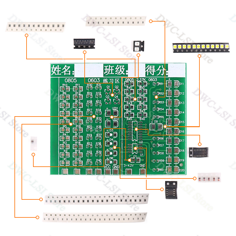 Class Kit Patch Components Wel - Diy Electronics Workbench ulasan dan harga