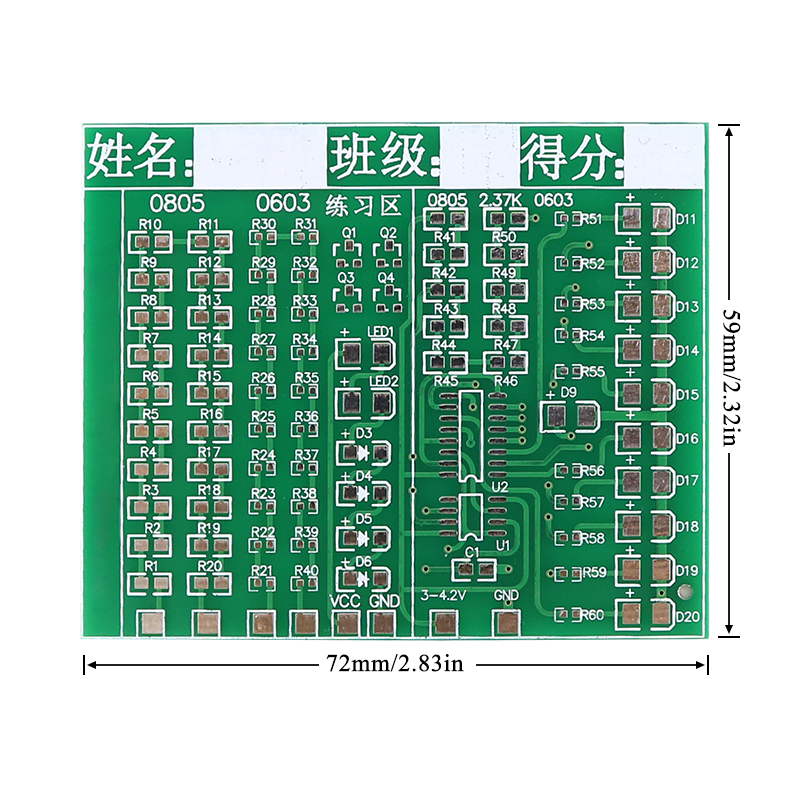 Class Kit Patch Components Wel - Diy Electronics Workbench ulasan dan harga