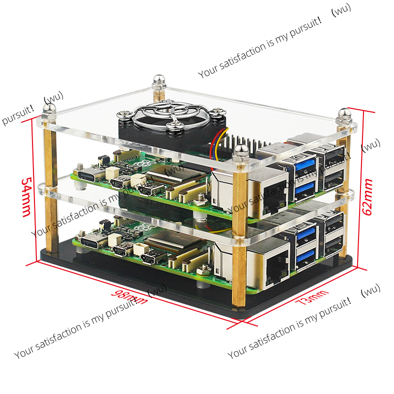 Raspberry Pi 5 Acrylic Case Tr - Diy Electronics Raspberry Pi ulasan dan harga