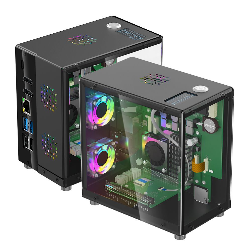 Raspberry Pi 5 Case Protective - Diy Electronics Raspberry Pi ulasan dan harga