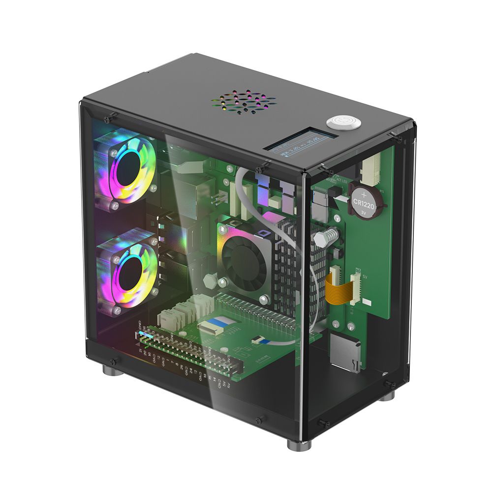 Raspberry Pi 5 Case Protective - Diy Electronics Raspberry Pi ulasan dan harga