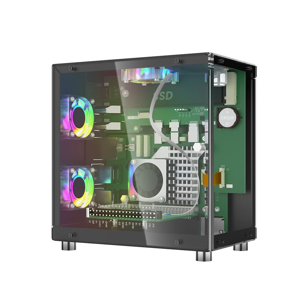 Raspberry Pi 5 Case Protective - Diy Electronics Raspberry Pi ulasan dan harga