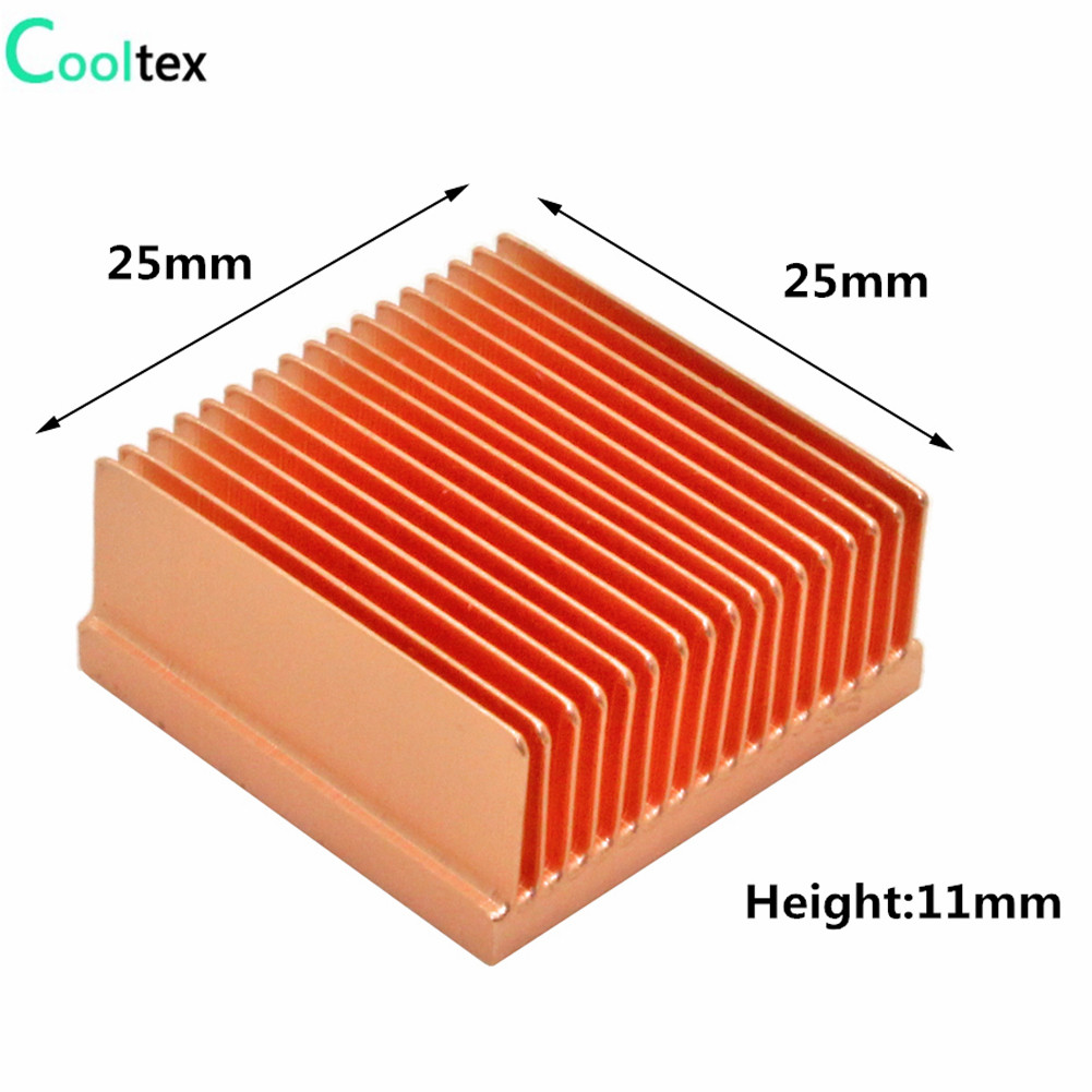 DIY Pure Copper Heatsink Skivi - Diy Electronics Raspberry Pi ulasan dan harga