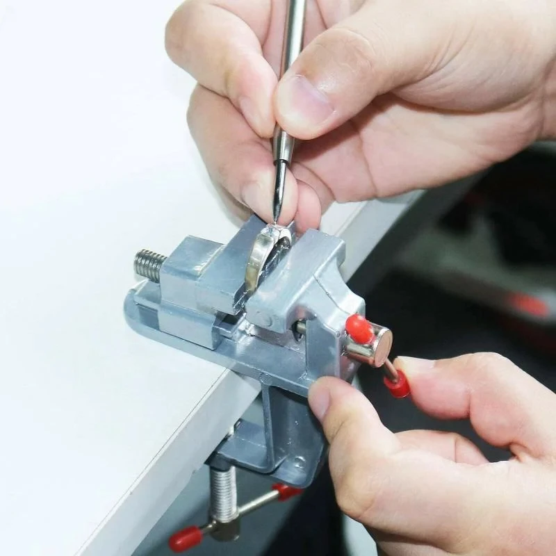 Mini Bench Vise Table Clamp Sc - Diy Electronics Workbench ulasan dan harga