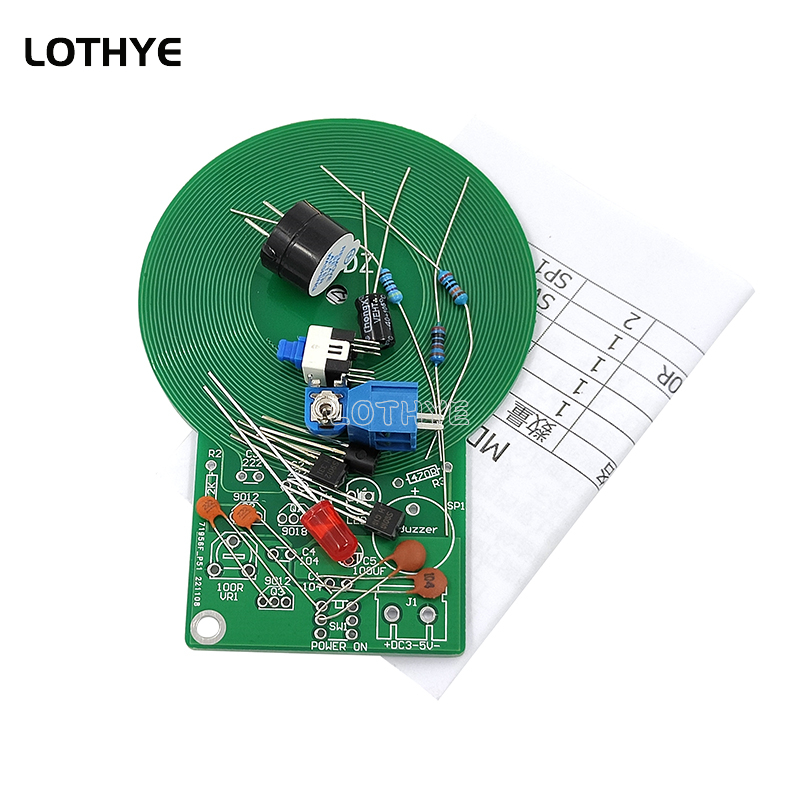 DC 3V-5V Metal Detector Kit DI - Diy Electronics Supplies ulasan dan harga