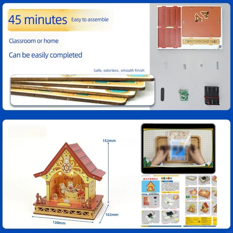 XXFE Electronic Cottage Assemb - Diy Electronics Projects For Kids ulasan dan harga