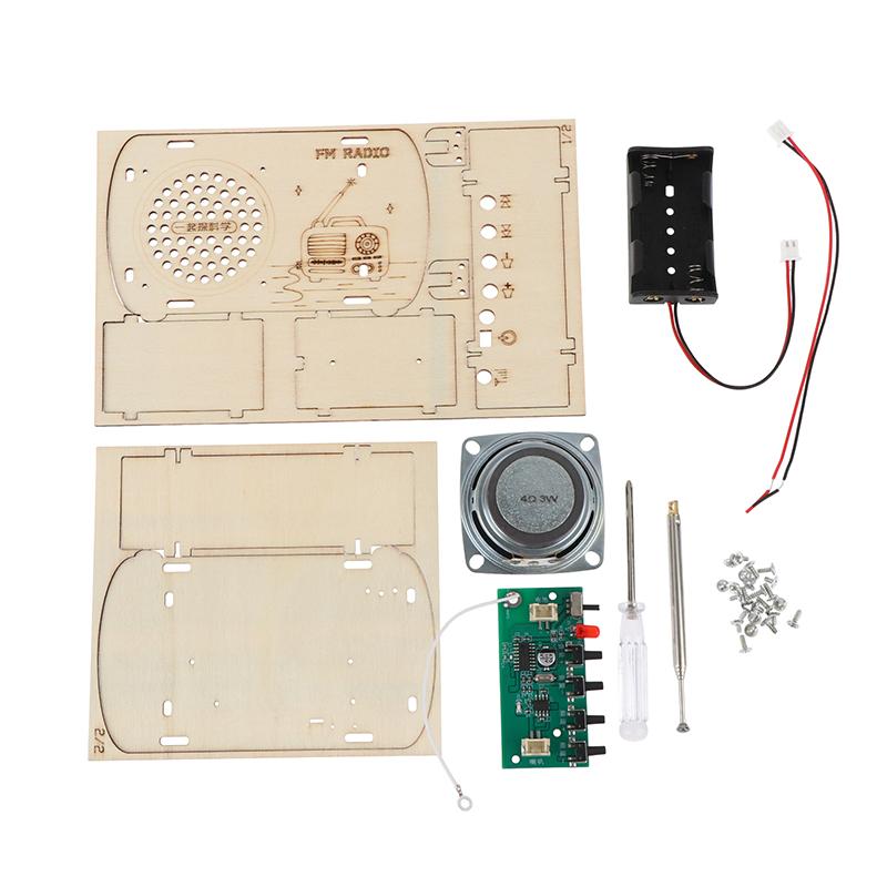 DIY Wooden FM Radio Kit Vintag - Diy Electronics Projects For Kids ulasan dan harga