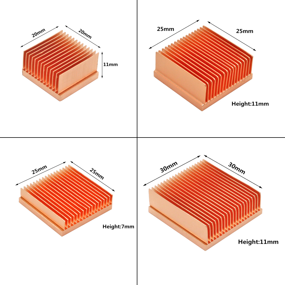 Pure Copper Heatsink DIY Heat  - Diy Electronics Raspberry Pi ulasan dan harga